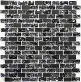 EVO 205 TRAVERTINO + GOLD FIZZ BLACK 15x15 **