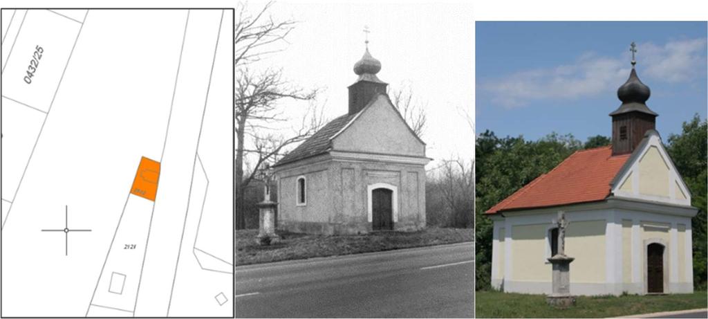 6. A Szt. Rókus kápolna ex-lege műemléki környezete, törzsszám/azonosító: 7151/29302, hrsz. 0432/24, 0433, 2121, 13301/2 Mainzi u. 1./ 11066/ épület: EOV mint 643594 271978, együttes: WGS84/GPS 11421 ún.