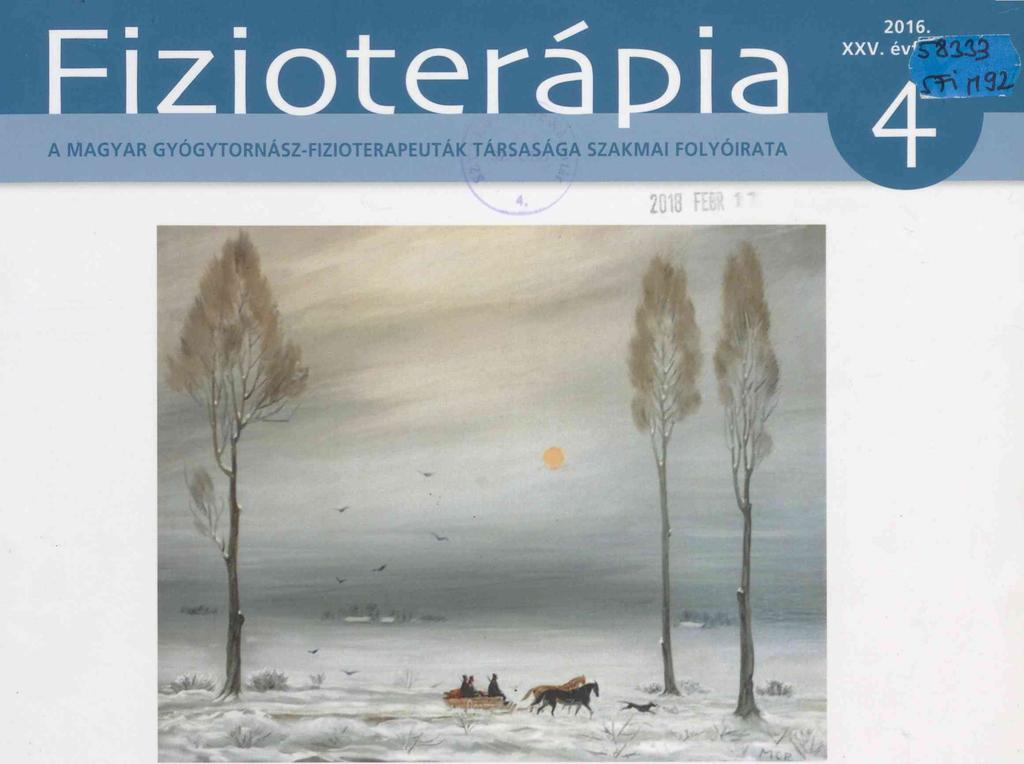 Therapy, early diagnosis - early intervention A lumbális rögzítő hatása a Dinamikus és statikus egyensúlyra ataxiás betegnél Effects of abdominal belt on