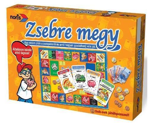Játéktáblát, 6 db játékbábut, 55 db zsebpénzkártyát, különböző címletű játékpénzeket, 1 db dobókockát tartalmaz, 2-6 játékos játszhatja. KÖZLEKEDJ OKOSAN!