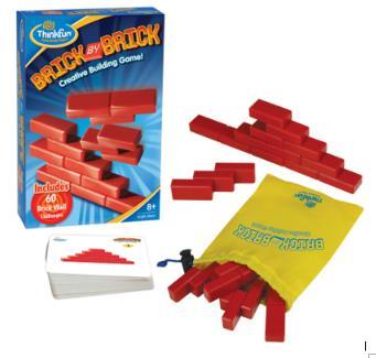 BRICK BY BRACK (TÉGLÁRÓL TÉGLÁRA) vizuális helyzet felismerése térbeli minta felismerés analizáló-szintetizáló gondolkodás logikai gondolkodás, problémamegoldó gondolkodás kombinációs készség