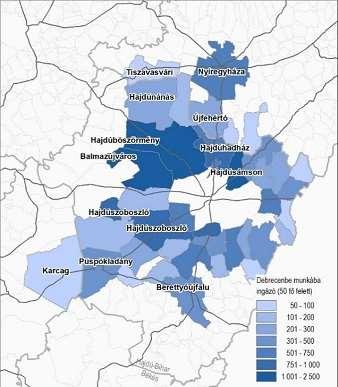eszközzel, hanem a szuburbanizáció motorjának számító személyautóval (Erdősi 2001) történik (Kovács 2017b).