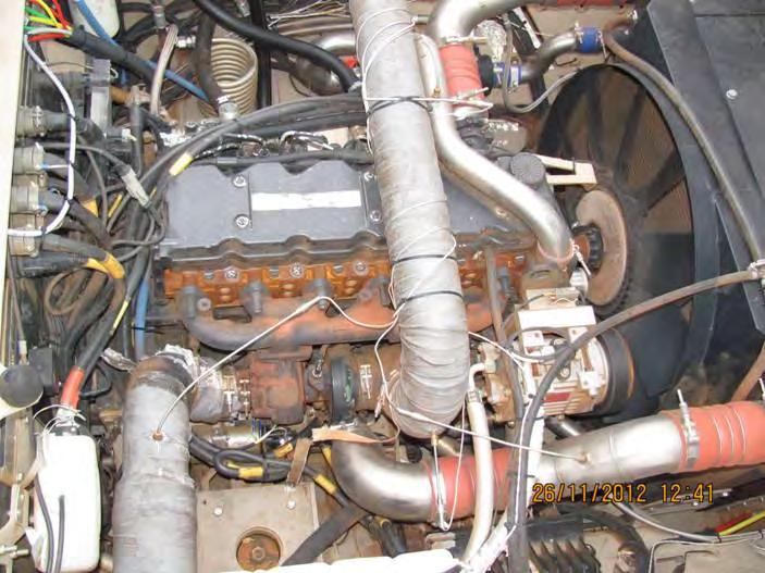 A jármű motorja egy Cummins QSB, 6,7 literes, soros hathengeres, turbófeltöltött, töltőlevegő-visszahűtéses, négyütemű dízel erőforrás.