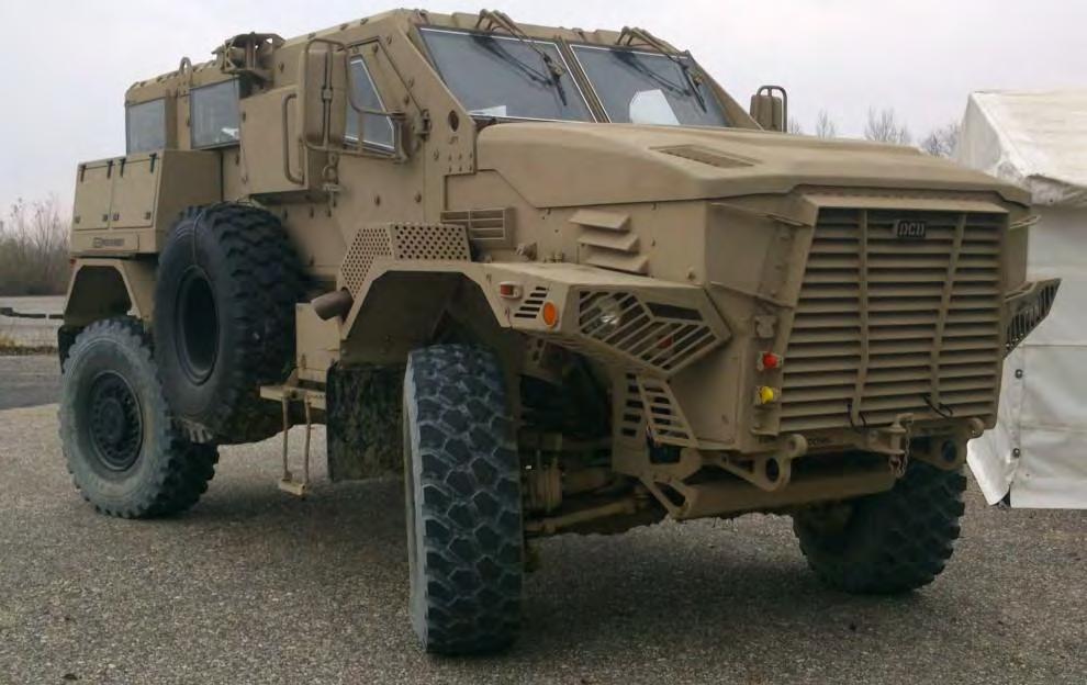 A Mountain Lion akna- és páncélvédett katonai terepjáró gépjármű a Rábaringen 2.