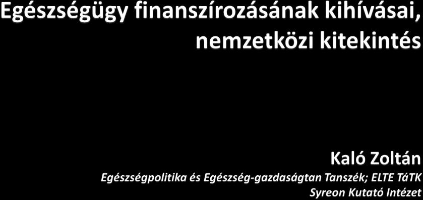 5%)* Mikroszinten: egy kórház bevételét tekintve regionálisan a