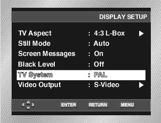 1 csatornás MPEG-2 digitális jellé. Válassza a Bitstream beállítást, ha a digitális audio kimenethez csatlakoztat külsô berendezést. DTS 1. Kikapcsolva (Off): digitális kimenôjel nem jelenik meg. 2.