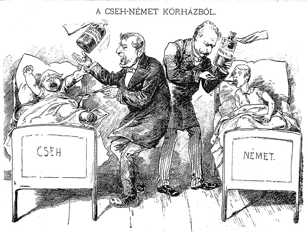 TAMÁS ÁGNES 1. kép A cseh német kórházból Forrás: Borsszem Jankó, 1890. június 8. 7.