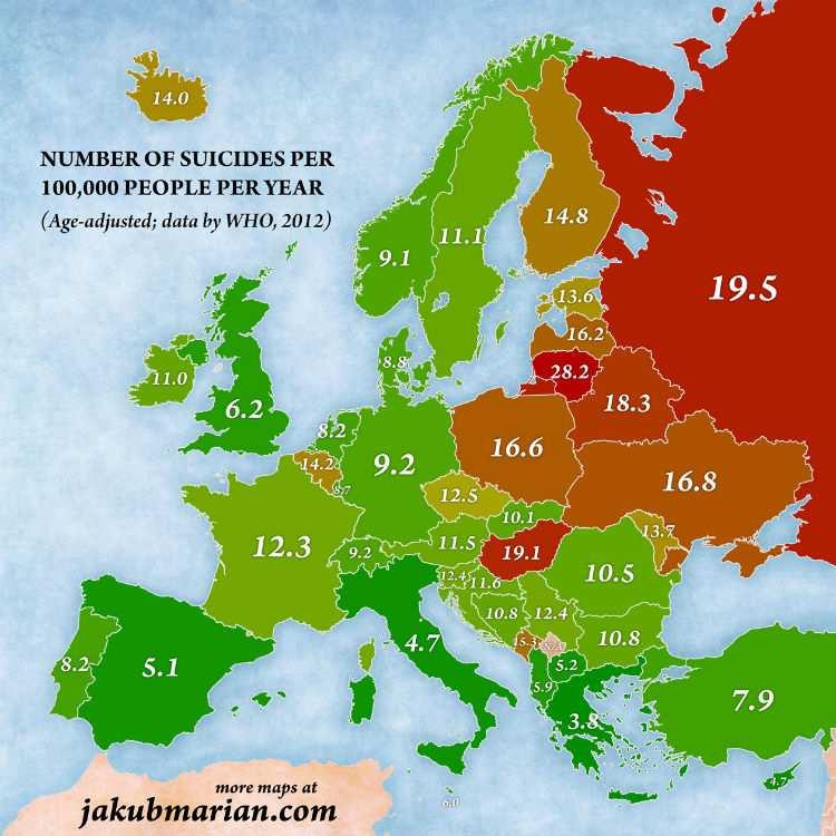 Magyarországon a harmadik legmagasabb az öngyilkosságok aránya.