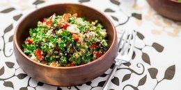(leftovers) Görög quinoa egytál