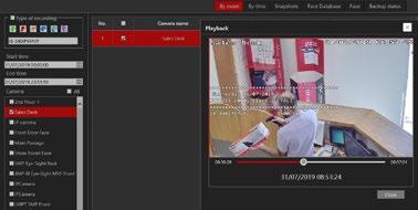 A rögzített videó és a pénztárgép teljesen összefügg, így figyelheti a pénzmozgást bárhol, bármikor.