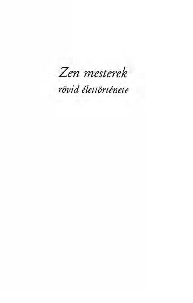 Zen mesterek
