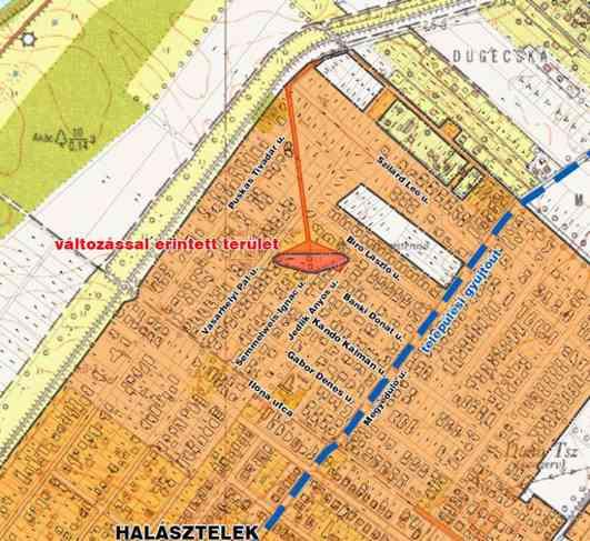 1. CÍMLAP HALÁSZTELEK VÁROS A Jedlik Ányos u Bíró László u. Vásárhelyi Pál u. Semmelweis Ignác u és Ilona u. által határolt tömbben a 054/5, 6053/11 és 6201 hrsz.