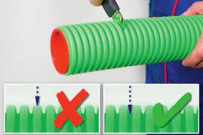 KP, KP műanyag könyök beszerelése a KLIMAFLEX SB