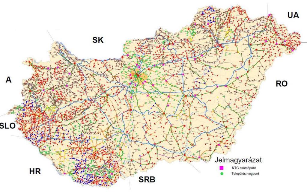 PEST MEGYE GAZDASÁGA Míg az agglomerációs településeken a legújabb szélessávú kapcsolatok érhetők el, addig az elzártabb térségekben piaci okokból nem kerültek kiépítésre a nagysebességű