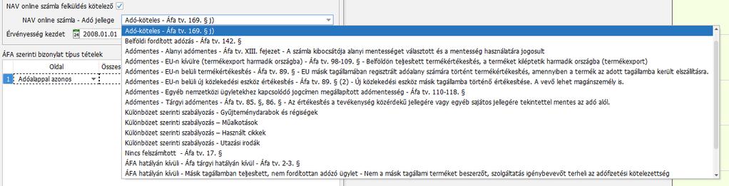 5. Számla hozzáadása, felküldés menete 5.1. Felküldés vezérlése A Felküldés kötelező mező használata: A NAV online számla felküldés vezérlése a 3.0-s verzióban (2021.