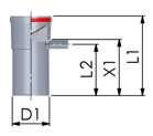 Alu szívókosár B típushoz ASZK 80/125 ASZK60 167 125 80/125-2x80 PAD6020