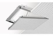 Revíziós nyílás Safeboard Revíziós nyílás Knauf Safeboard lappal szerelve.