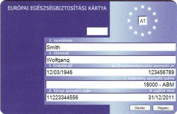 3. Európai Egészségbiztosítási Kártya A NEAK-tól