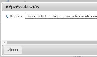 nappali, vagy levelezős, stb.) látható a képzés felirat mellett.