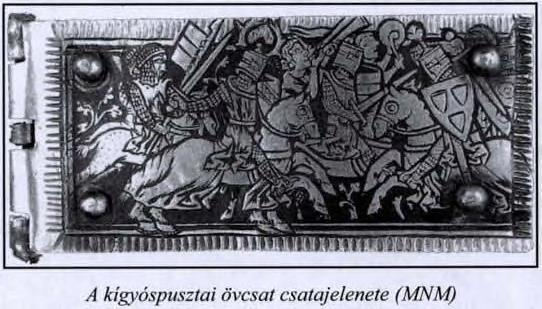 század végén a trónkövetelő Anjouk is a vágásos jelvényeket használták. 1290-ben Mária, V. István leánya és II.
