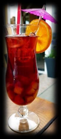 Soda sparkling wine, elder syrup, soda Málnás Spritz