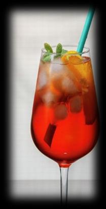 raspberry syrup, soda Frissítő limonádé Erfrischende