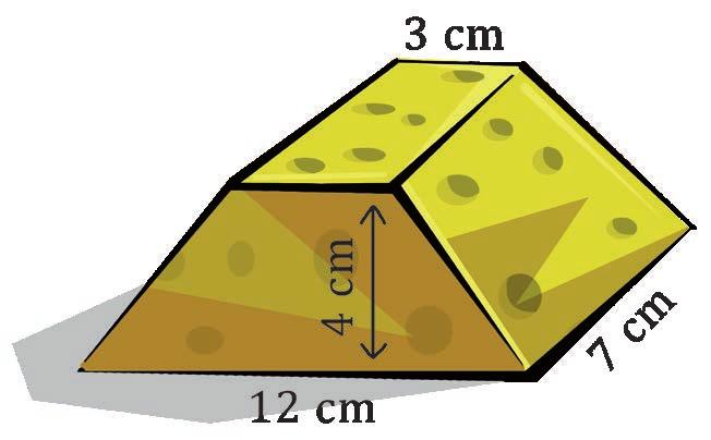 térfogata: V = 7,5 4 7 = 210 (cm 3 ) 5 Egy téglatest élei centiméterben mérve egész számok.