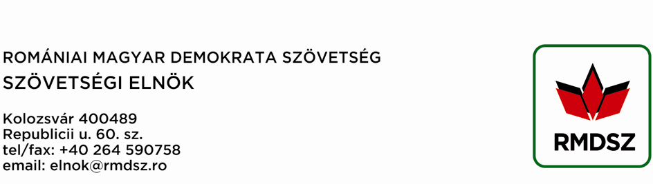 Kelemen Hunor szövetségi elnök ünnepi beszéde Madéfalván A legnagyobb dicsőség nem az, hogy soha nem vallunk kudarcot, hanem hogy minden bukás után képesek vagyunk felemelkedni vallotta a huszadik