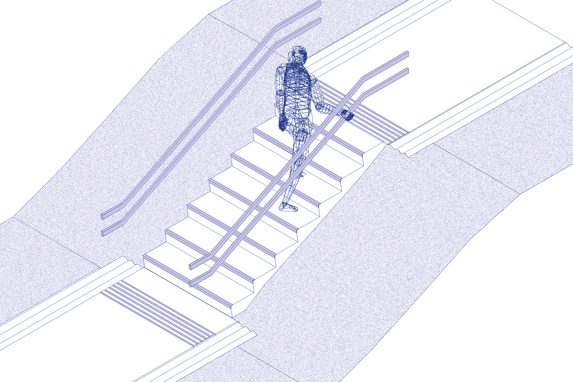 min. 1,2m Külsô környezet Lépcsôk 0,30 m 0,30 m max.