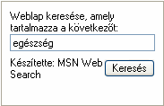 Információ és kommunikáció MS Windows XP Ha a keresés eredményéül kapott találati listát tartalmazó oldalt később is használni szeretnénk, az oldalt felvehetjük a