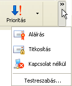 Információ és kommunikáció MS Windows XP BEÉPÍTETT ESZKÖZTÁRAK HASZNÁLATA Az Outlook Express egyetlen beépített eszköztárral rendelkezik.