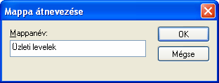 Információ és kommunikáció MS Windows XP A mappaszerkezetben határozzuk meg az új mappa helyét. Az OK gomb használata után az új mappa megjelenik a mappaszerkezetben.