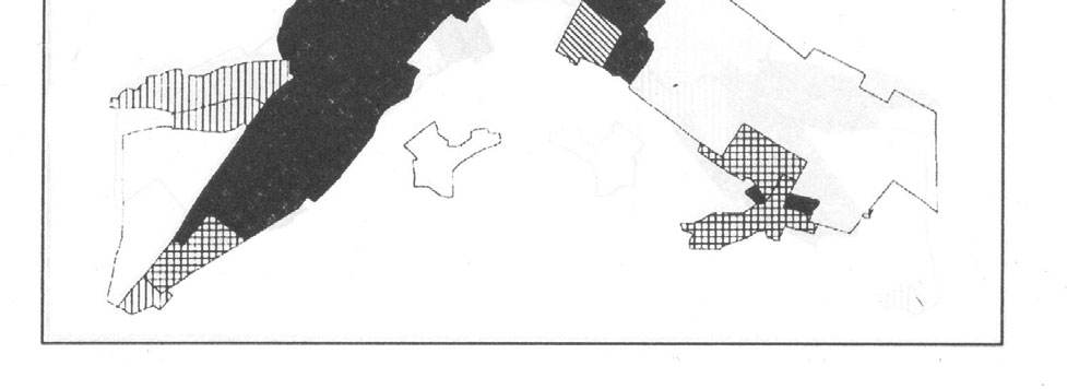 A falumagok (Berente, Sajókazinc, Felső-Barcika) közepesen ellátottak míg a város többi része igen jól ellátottnak tekinthetô (32.ábra).