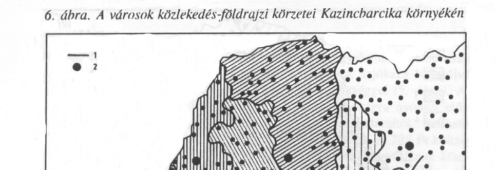 A Bükk északi lejtőjének néhány községe viszont Kazincbarcikát előnyösebben közelítheti meg, mint Miskolcot (Alacska, Kondó, Radostyán, Sajólászlófalva, Sajókápolna).