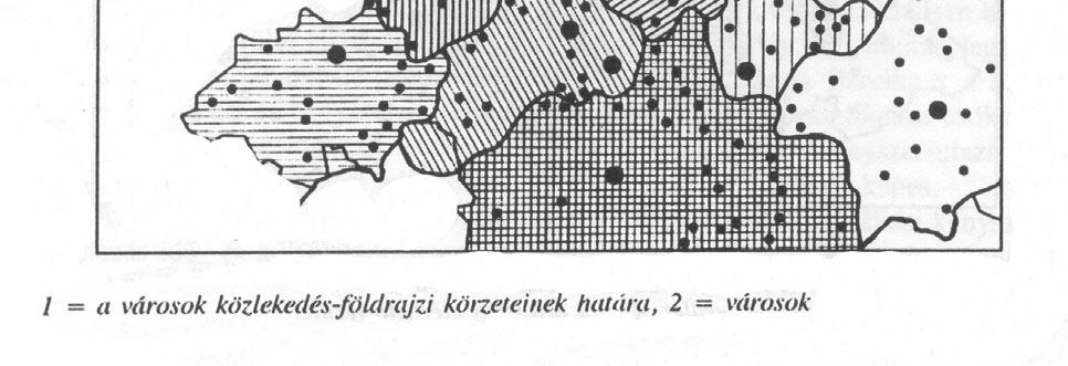 ezer fő (ld. a 9. táblázatot). A sokszor felemlegetett tornai rész Edelényt érheti el legkedvezőbben, a kisváros vonzáskörzetében így is csak 20 ezren élnek.