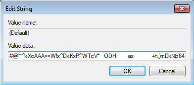 A Regedit nem tudja ovlasni a nem ASCII karakter tartalmát, és így nem tudja megnyitni a kulcsot, ahogyan a hibaüzenet is mutatja. Továbbá a felhasználó sem tudja megnyitni a kulcsot.