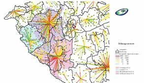 Tamási, Tokaj, Körmend, Mór, Pápa, Sárvár, Vác, Bonyhád, Csepreg, Heves, Hévíz, Komárom, Kôszeg, Lenti, Nagyatád, Szob, Szigetvár, Tapolca, Vásárosnamény térségei.