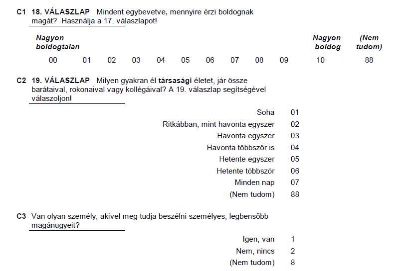 Függelék IV.: A LISREL modellhez kapcsolódó legfontosabb táblázatok FIV.