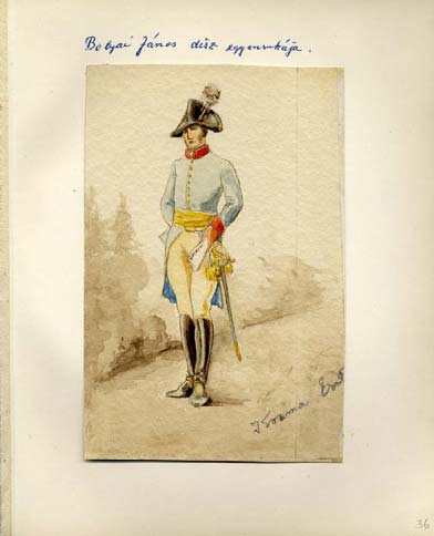 8-9. kép Bolyai János apjának Temesvárról írt híres 1823. november 3-i levele ujj találmányaimról, hogy semmiből egy ujj más világot teremtettem.