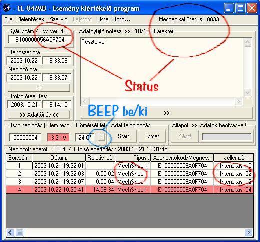 Az SW ver:80-nál kisebb verziójú MemoStang vagy MemoStangOne jelzésű készülék alapvetően ki van kapcsolva.