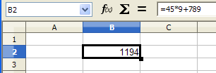 3. fejezet Egyszerű számítások a munkalapon 3.1. Aritmetikai operátorok használata A Calc az egyenlő jellel (=) kezdődő matematikai kifejezést kiszámítja és a cellában az eredményt megjeleníti.