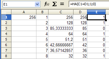 8. FEJEZET. MATEMATIKAI FÜGGVÉNYEK 52 8.2. ábra. 14. feladat HA 8.3. ábra. 14. feladat PRÍM 8.4. ábra. 14. feladat Van osztója A Hibaüzenet szövegét megadva az fog megjelenni nem megfelelő tartalom beírása esetén (8.