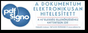 2. Ezután a PDF Signo néhány pillanat alatt elhelyezi a PDF állományon az elektronikus aláírást és a megőrzés jogi szabályozásából fakadóan fontos időbélyeget. 3.