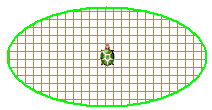3 kör 70 tsz! "fekete tm! 4 tv! 1 tlsz! "zöldesbarna tlm! 3 töltöttkör 100 Az ellipszis utasítás hatására a teknőc ellipszist rajzol, melynek iránya teknős aktuális irányával megegyező.
