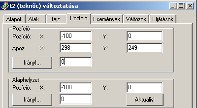 2. Egy utasítás kiadásával mozdítsuk előre a teknőcöket 100 lépéssel: Jelen