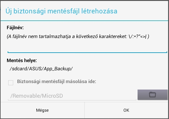 Az Alkalmazások visszaállítása (App Restore) használatához: 1. Érintse meg a Visszaállítási lista (Restore List) elemet a tárolt alkalmazásfájlok megtekintéséhez. 2.