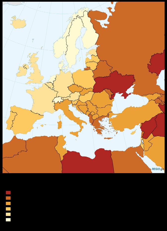 5. fejezet: A felelősségteljes kormányzás fontossága a gazdasági és társadalmi fejlődéshez 5.3. táblázat.