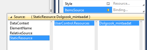 6. Adatok kezelése mc:ignorable="d" d:designheight="300" d:designwidth="400"> <UserControl.