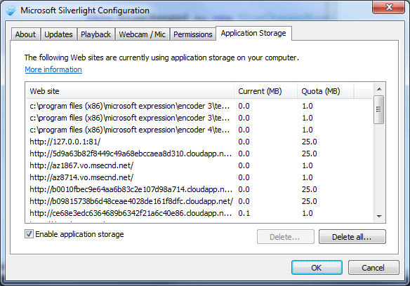 9. A Silverlight rejtett képességei void MainPage_SizeChanged(object sender, SizeChangedEventArgs e) IsolatedStorageSettings.ApplicationSettings["width"]=App.Current.MainWindow.