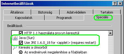 Helyette a címsor előtt megjelenő piros legó ikonra kell kattintani. 4. Nem javasolt a megjelenő Java (TM) Platform mellett lévő Aktivál gombra kattintani, mert nem mindig fog működni! 5.